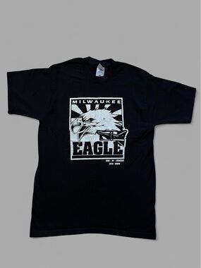 Rare, Vintage 90’s Milwaukee Eagle Leather Bar LGBTQ Gay Pride T-Shirt. Size M.